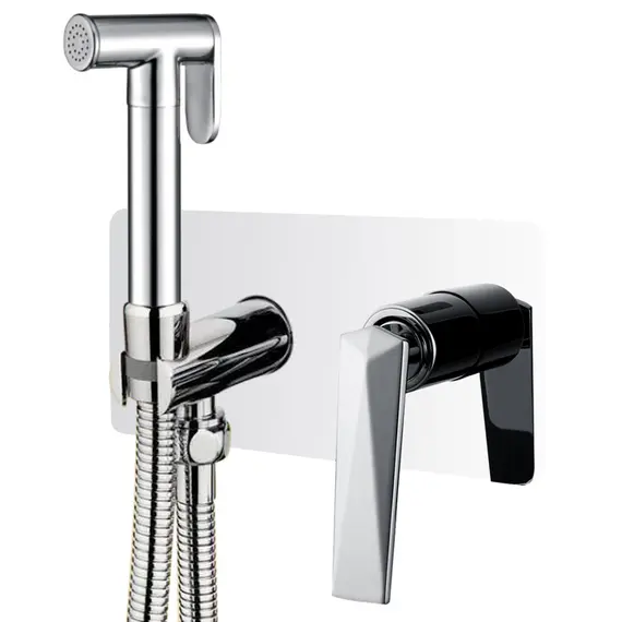 ГИГЕНИЧЕСКАЯ ЛЕЙКА СО СМЕСИТЕЛЕМ BOHEME VENTURO ХРОМ