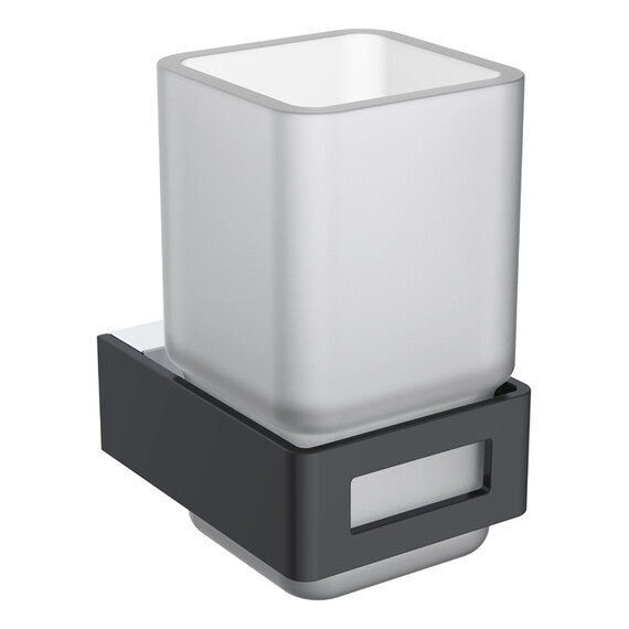 СТАКАН СHROME & BLACK BOHEME Q