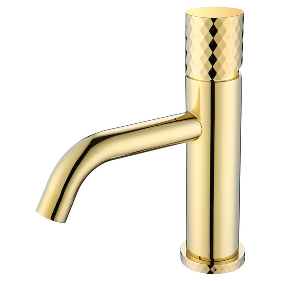 СМЕСИТЕЛЬ ДЛЯ УМЫВАЛЬНИКА НИЗКИЙ BOHEME STICK GOLD DIAMOND GOLD