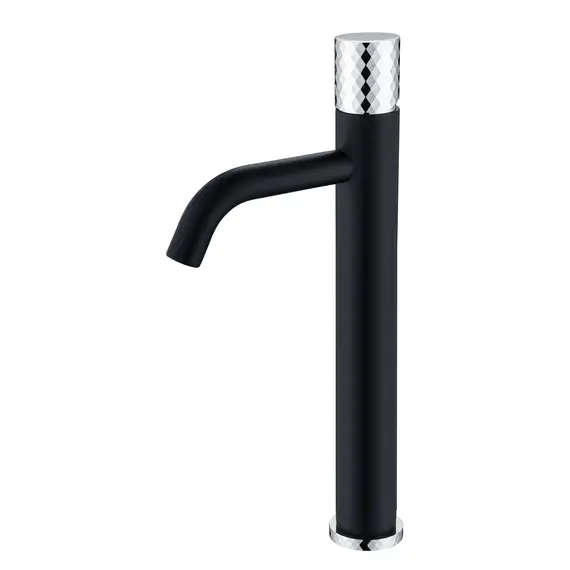 СМЕСИТЕЛЬ ДЛЯ УМЫВАЛЬНИКА ВЫСОКИЙ BOHEME STICK BLACK DIAMOND CHROME