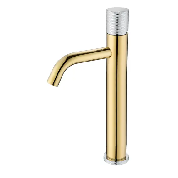 СМЕСИТЕЛЬ ДЛЯ УМЫВАЛЬНИКА ВЫСОКИЙ BOHEME STICK GOLD TOUCH CHROME