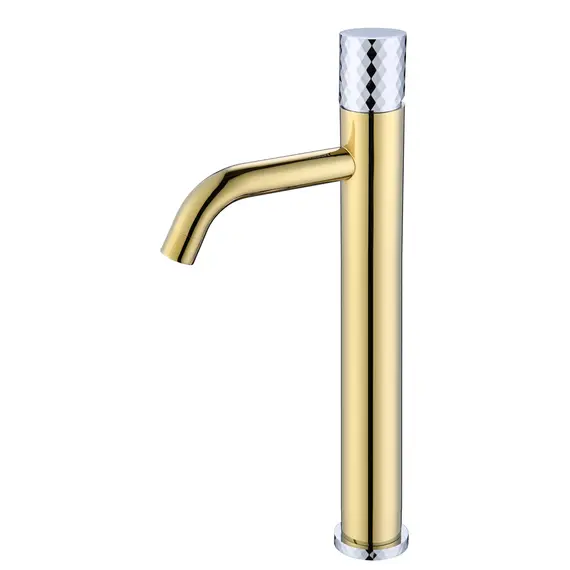 СМЕСИТЕЛЬ ДЛЯ УМЫВАЛЬНИКА ВЫСОКИЙ BOHEME STICK GOLD DIAMOND CHROME