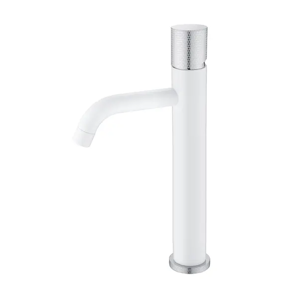 СМЕСИТЕЛЬ ДЛЯ УМЫВАЛЬНИКА ВЫСОКИЙ BOHEME STICK WHITE TOUCH CHROME