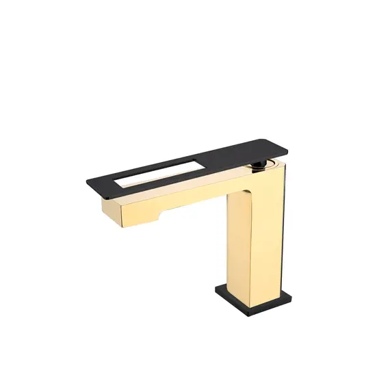 СМЕСИТЕЛЬ BOHEME Q ДЛЯ УМЫВАЛЬНИКА НИЗКИЙ GOLDBLACK