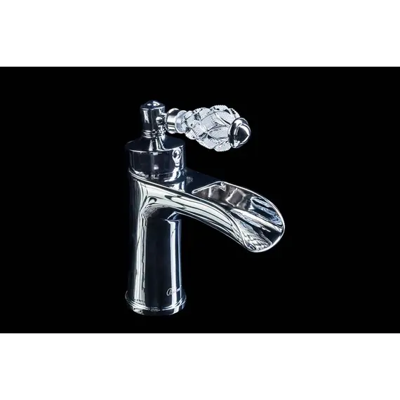 СМЕСИТЕЛЬ ДЛЯ УМЫВАЛЬНИКА BOHEME VOGUE CRYSTAL ХРОМ (ОДНОРУЧКОВЫЙ)