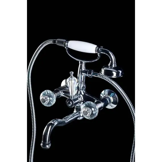 СМЕСИТЕЛЬ ДЛЯ ВАННЫ(ДУШЕВОЙ КОМПЛЕКТ) BOHEME FLORA ХРОМ