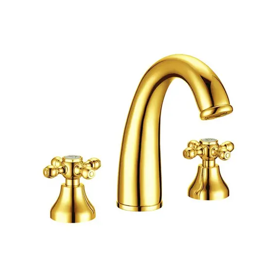 СМЕСИТЕЛЬ ДЛЯ РАКОВИНЫ НА 3 ОТВЕРСТИЯ BOHEME TRADIZIONALE ORO