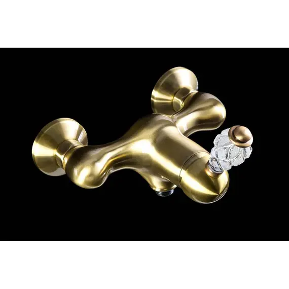 СМЕСИТЕЛЬ ДЛЯ ДУША BOHEME CRYSTAL БРОНЗА (ОДНОРУЧКОВЫЙ)