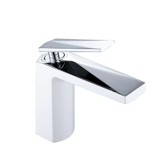 СМЕСИТЕЛЬ ДЛЯ УМЫВАЛЬНИКА BOHEME VENTURO БЕЛЫЙ-ХРОМ