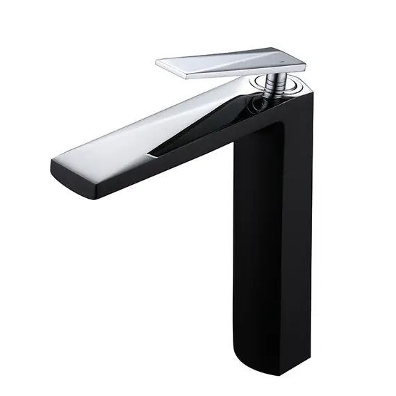 СМЕСИТЕЛЬ ДЛЯ УМЫВАЛЬНИКА BOHEME VENTURO ЧЕРНЫЙ-ХРОМ