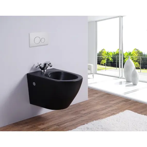 БИДЕ ПОДВЕСНОЕ ESBANO LIRIO ЧЕРНЫЙ МАТОВЫЙ