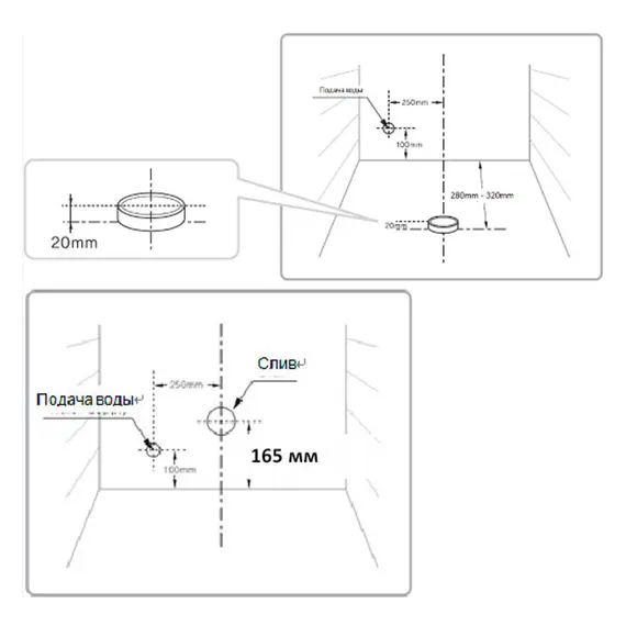 SENSPA TANKLESS TCB-080SA С НОЧНОЙ ПОДСВЕТКОЙ