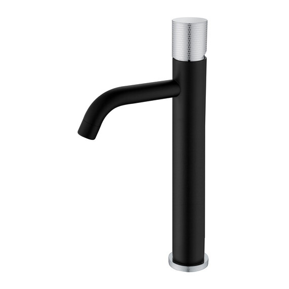 СМЕСИТЕЛЬ ДЛЯ УМЫВАЛЬНИКА ВЫСОКИЙ BOHEME STICK BLACK TOUCH CHROME