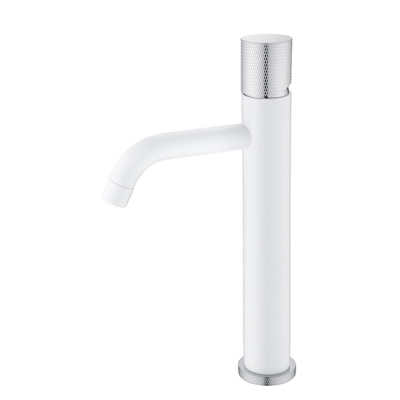 СМЕСИТЕЛЬ ДЛЯ УМЫВАЛЬНИКА ВЫСОКИЙ BOHEME STICK WHITE TOUCH CHROME