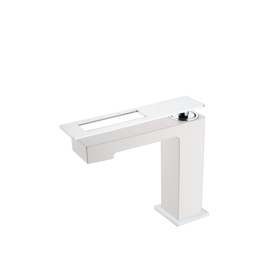 СМЕСИТЕЛЬ BOHEME Q ДЛЯ УМЫВАЛЬНИКА НИЗКИЙ WHITECHROME