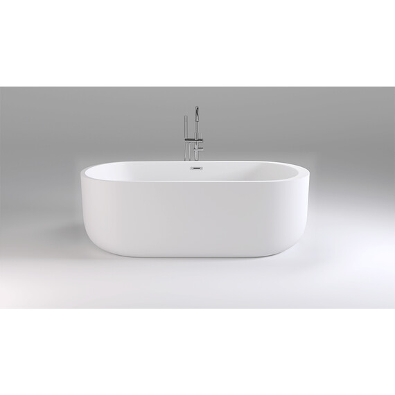 АКРИЛОВАЯ ВАННА BLACK & WHITE SB109 WHITE 170X80