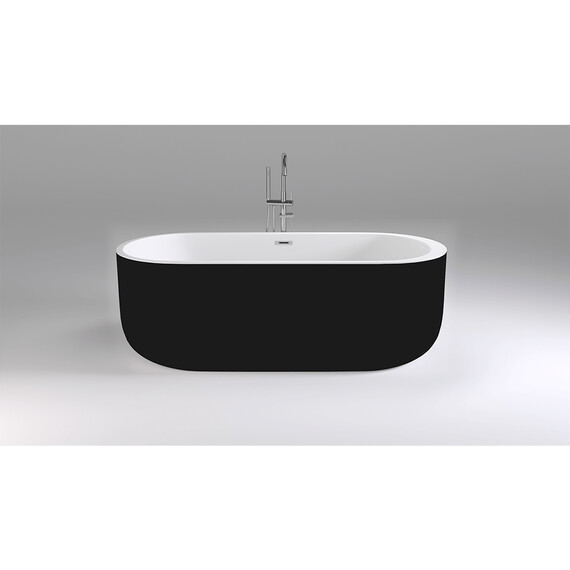 АКРИЛОВАЯ ВАННА BLACK & WHITE SB109 BLACK 170X80