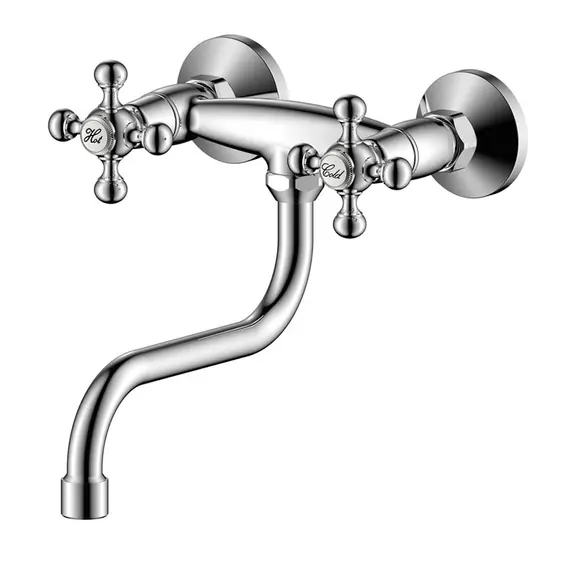 СМЕСИТЕЛЬ ДЛЯ КУХНИ НАСТЕННЫЙ OLIVE'S GIRONA 01410GR