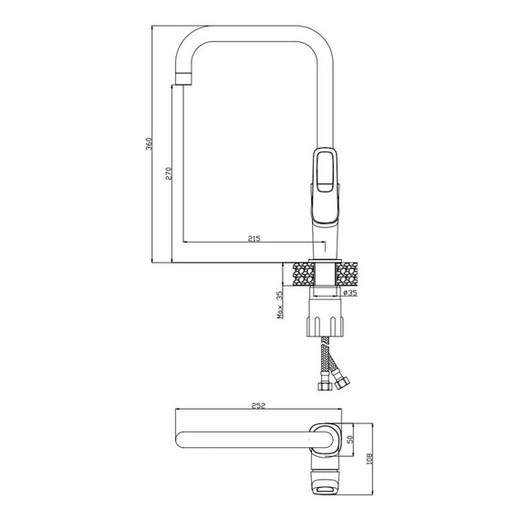 СМЕСИТЕЛЬ ДЛЯ КУХНИ OLIVE'S ARTIS 06432AT