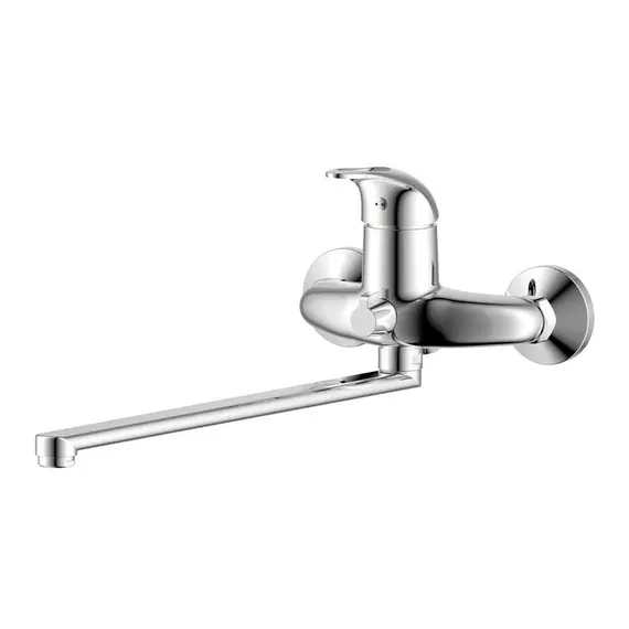 СМЕСИТЕЛЬ ДЛЯ ВАННЫ С ДЛИННЫМ ИЗЛИВОМ OLIVE'S LERIDA 08221LR