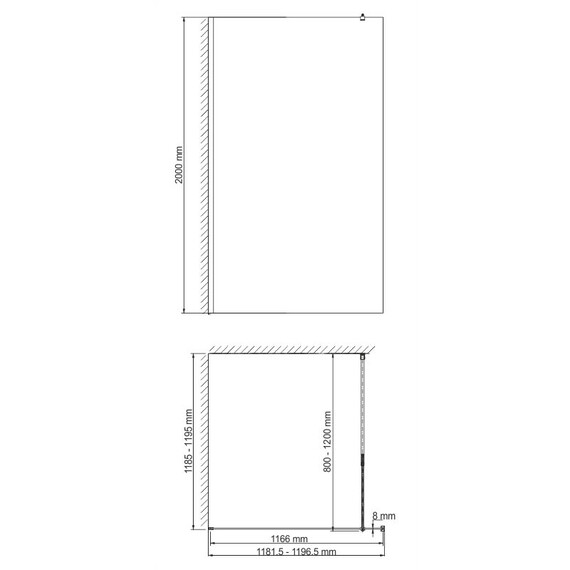 ДУШЕВАЯ ПЕРЕГОРОДКА WASSERKRAFT ABENS 20W40