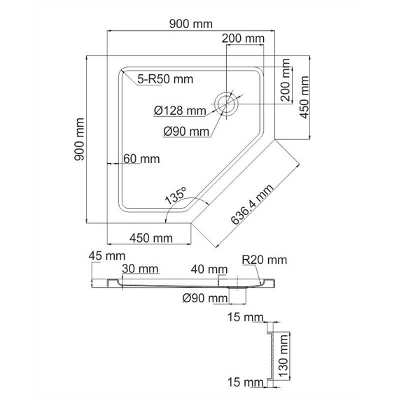 ДУШЕВОЙ ПОДДОН WASSERKRAFT ISEN 26T11