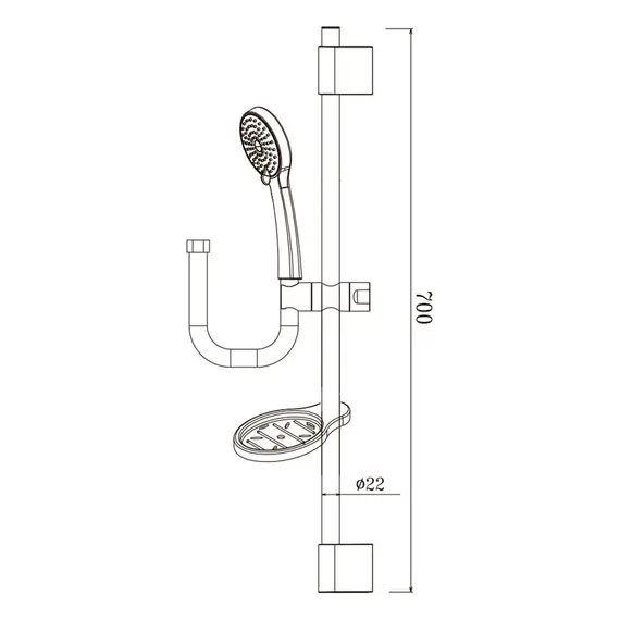 ДУШЕВОЙ ГАРНИТУР OLIVE'S BD02