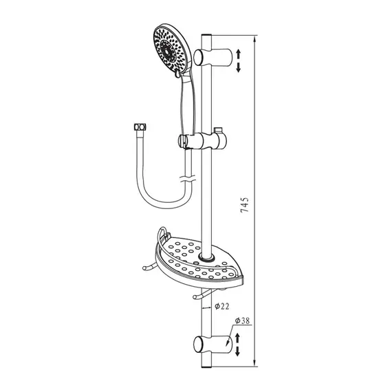 ДУШЕВОЙ ГАРНИТУР OLIVE'S BD03