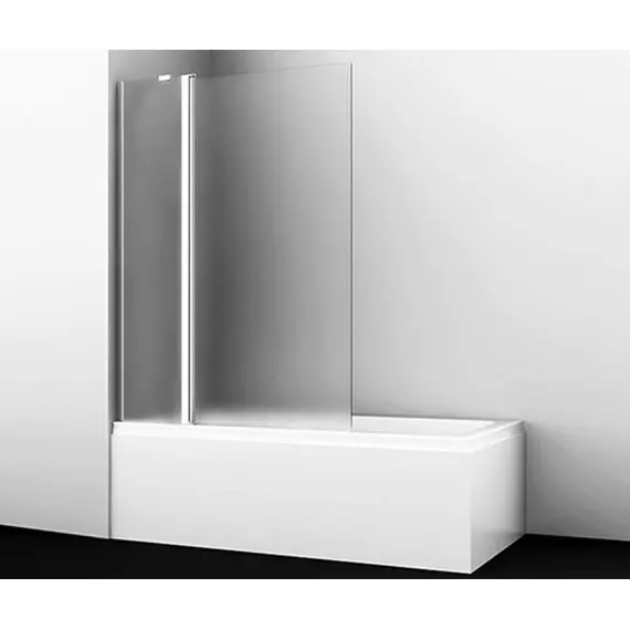 СТЕКЛЯННАЯ ШТОРКА НА ВАННУ WASSERKRAFT BERKEL 48P02-110L MATT GLASS FIXED