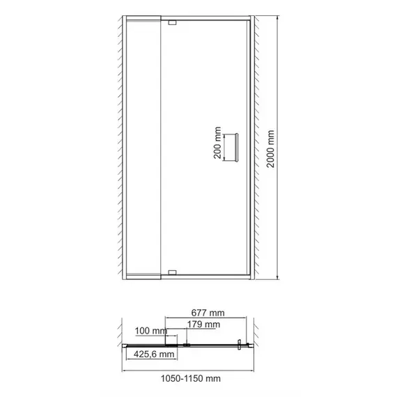 ДУШЕВАЯ ДВЕРЬ WASSERKRAFT BERKEL 48P13