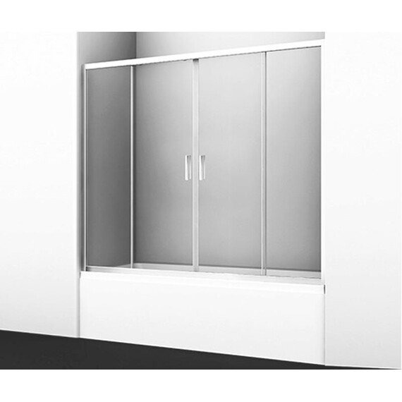 СТЕКЛЯННАЯ ШТОРКА НА ВАННУ WASSERKRAFT LIPPE 45S02-170