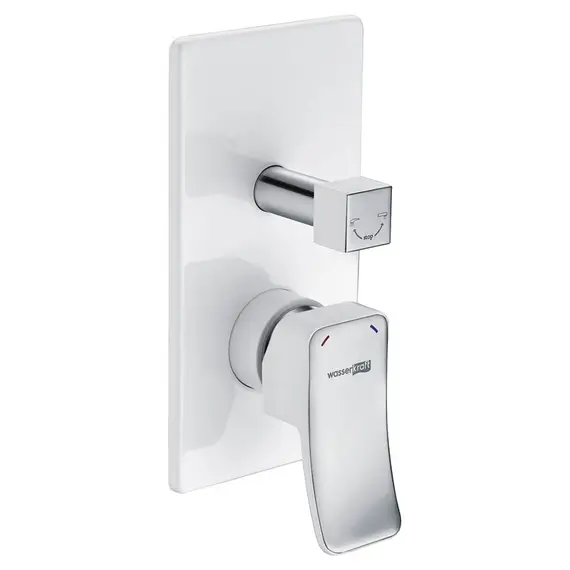 СМЕСИТЕЛЬ ДЛЯ ВАННЫ И ДУША WASSERKRAFT ALLER 10641WHITE