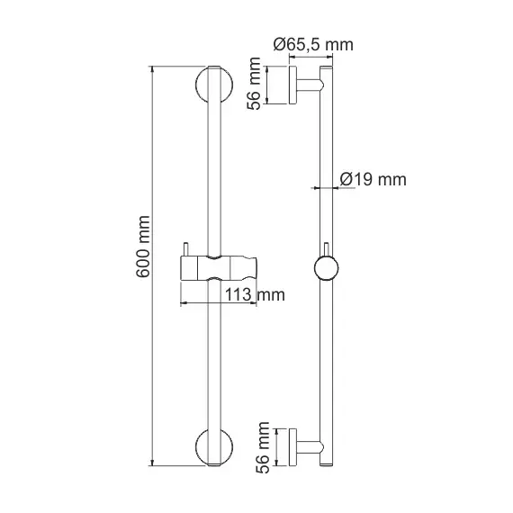 СТОЙКА ДЛЯ ДУША WASSERKRAFT A122