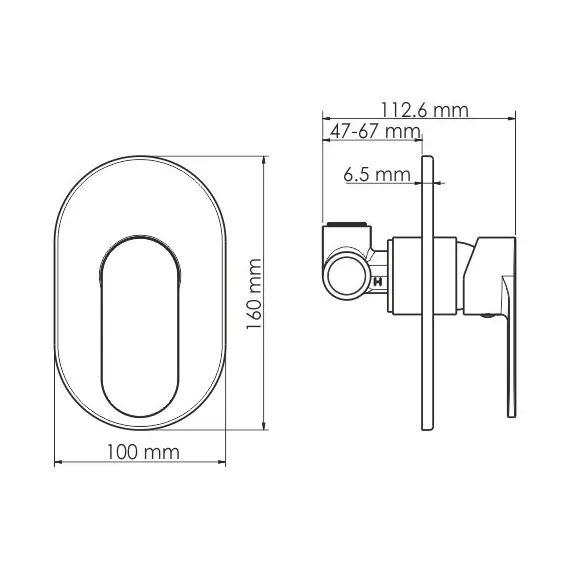 СМЕСИТЕЛЬ ДЛЯ ДУША WASSERKRAFT MINDEL 8551
