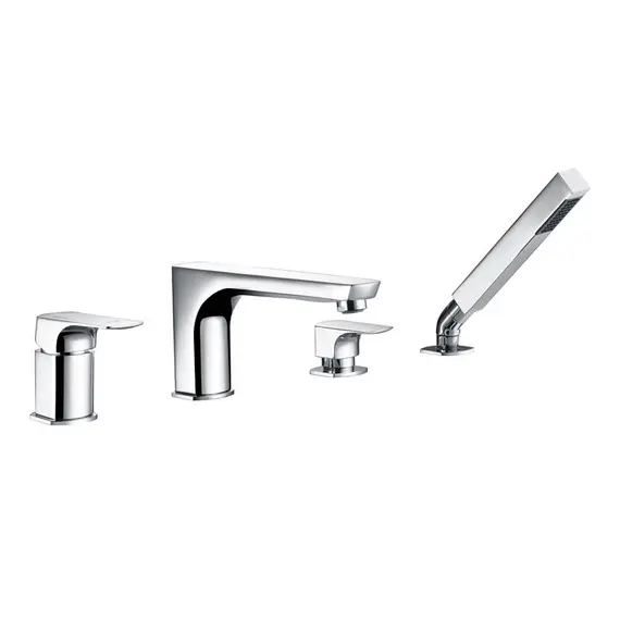 СМЕСИТЕЛЬ НА БОРТ ВАННЫ 4 ОТВЕРСТИЯ WASSERKRAFT SALM 2755