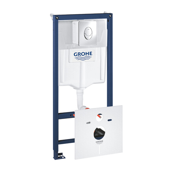 ИНСТАЛЛЯЦИЯ ДЛЯ УНИТАЗА GROHE RAPID SL 4V1 38750001, КЛАВИША СМЫВА ХРОМ