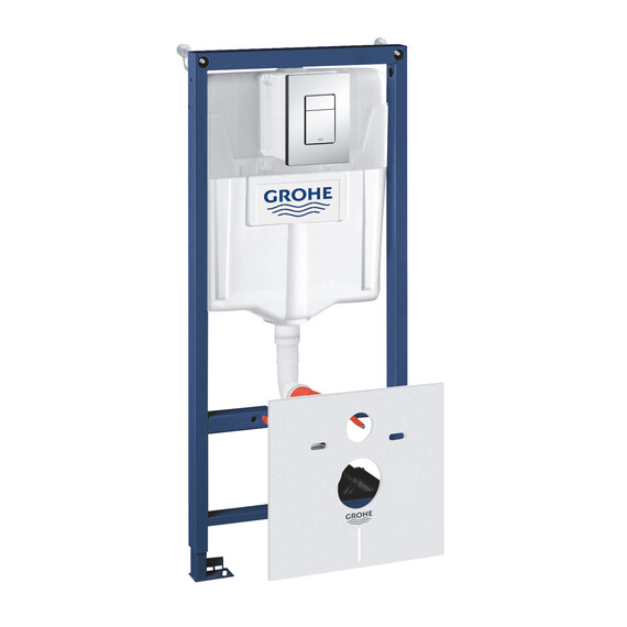 ИНСТАЛЛЯЦИЯ ДЛЯ УНИТАЗА GROHE RAPID SL 4V1 38775001, КЛАВИША СМЫВА ХРОМ