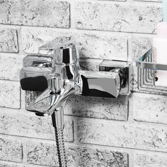 СМЕСИТЕЛЬ ДЛЯ ВАННЫ С КОРОТКИМ ИЗЛИВОМ WASSERKRAFT NEIME 1901