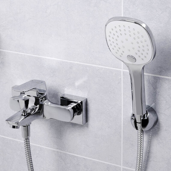 СМЕСИТЕЛЬ ДЛЯ ВАННЫ С КОРОТКИМ ИЗЛИВОМ WASSERKRAFT SALM 2701