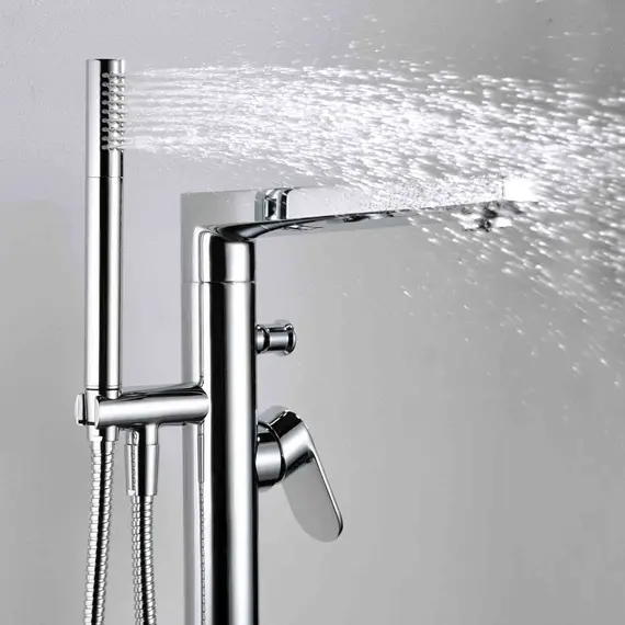 НАПОЛЬНЫЙ СМЕСИТЕЛЬ ДЛЯ ВАННЫ WASSERKRAFT DINKEL 5821