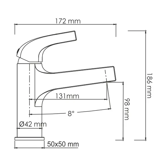 СМЕСИТЕЛЬ ДЛЯ УМЫВАЛЬНИКА WASSERKRAFT SAUER 7103