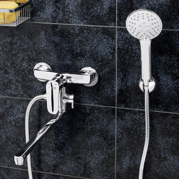 СМЕСИТЕЛЬ ДЛЯ ВАННЫ С ДЛИННЫМ ИЗЛИВОМ WASSERKRAFT VILS 5602L