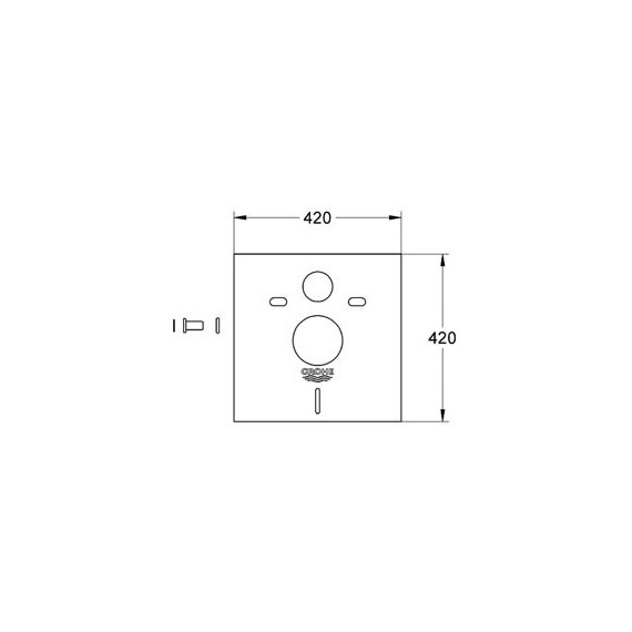 ЗВУКОИЗОЛЯЦИЯ GROHE 37131000 ЗВУКОИЗОЛЯЦИЯ GROHE 37131000