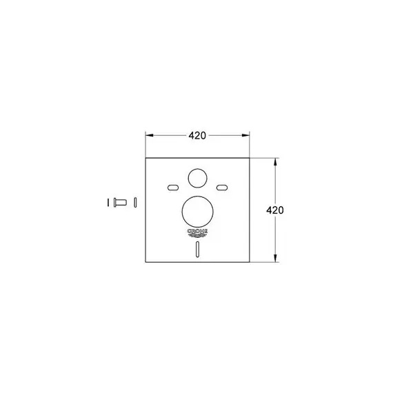 ЗВУКОИЗОЛЯЦИЯ GROHE 37131000