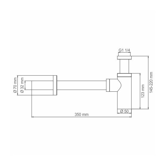 СИФОН ДЛЯ РАКОВИНЫ WASSERKRAFT A093