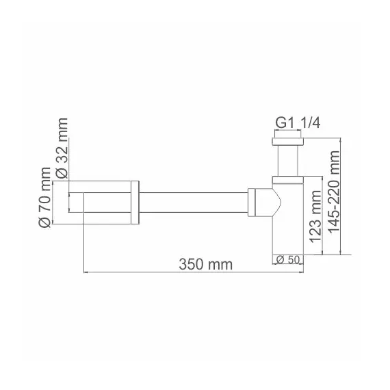 СИФОН ДЛЯ РАКОВИНЫ WASSERKRAFT A094