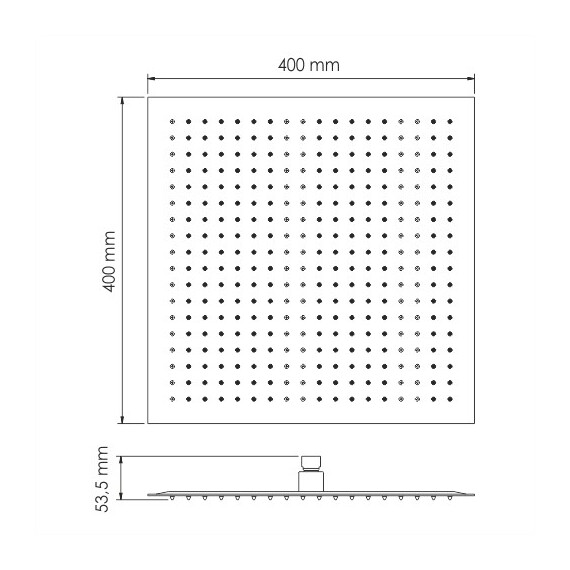ВЕРХНЯЯ ДУШЕВАЯ НАСАДКА WASSERKRAFT A119
