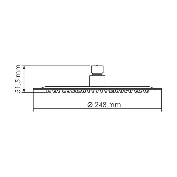 ВЕРХНЯЯ ДУШЕВАЯ НАСАДКА WASSERKRAFT A121