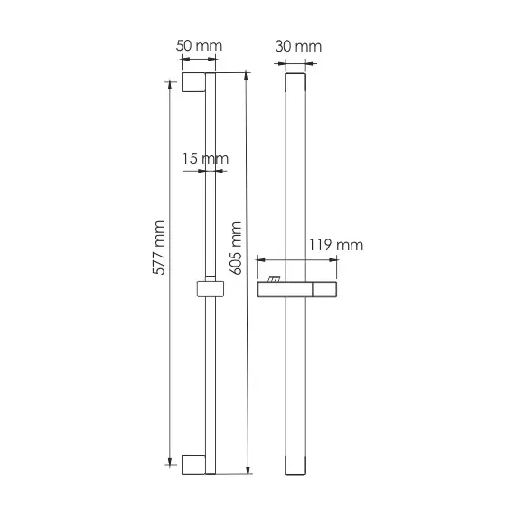 СТОЙКА ДЛЯ ДУША WASSERKRAFT A123