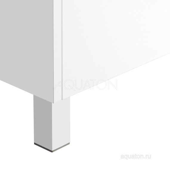 ТУМБА С РАКОВИНОЙ AQUATON КАПРИ 60 БЕЛЫЙ ГЛЯНЕЦ